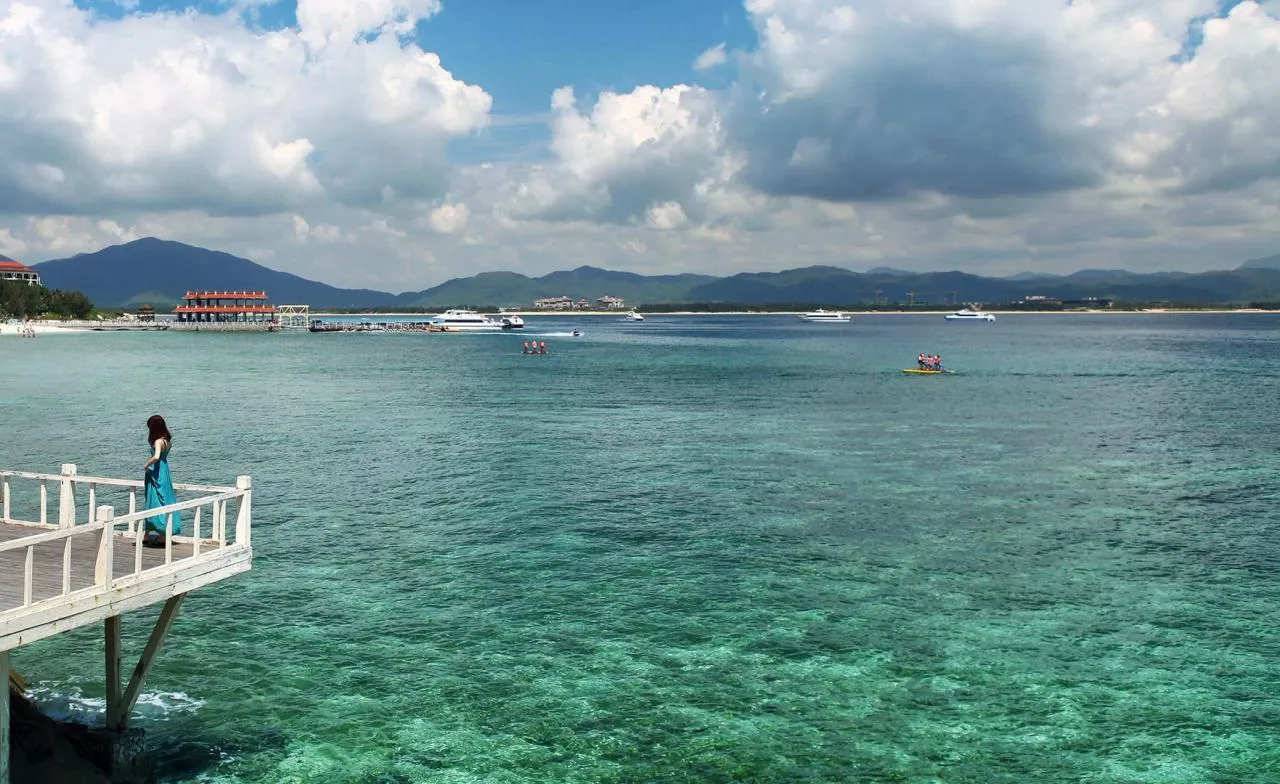 海南蜈支洲島觀海長廊View of the promenade
